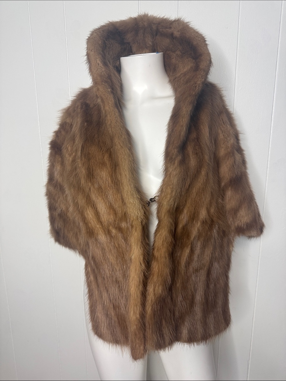 Vintage fur cape